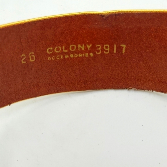 Vintage Gold Waist Best With Jeweled Buckle Size 26 - Picture 9 of 12